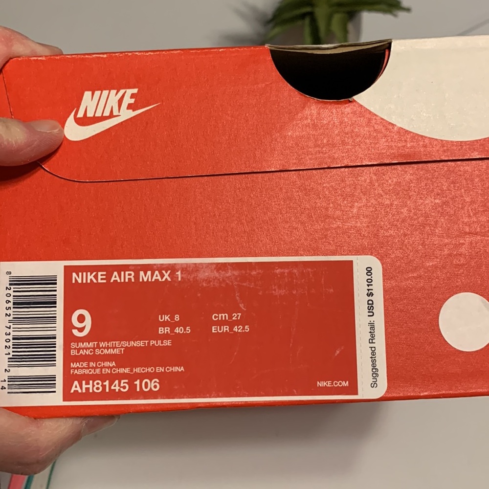 π Used Rare Mens Nike Air Max 1 AkA watermelons - Picture 11 of 16